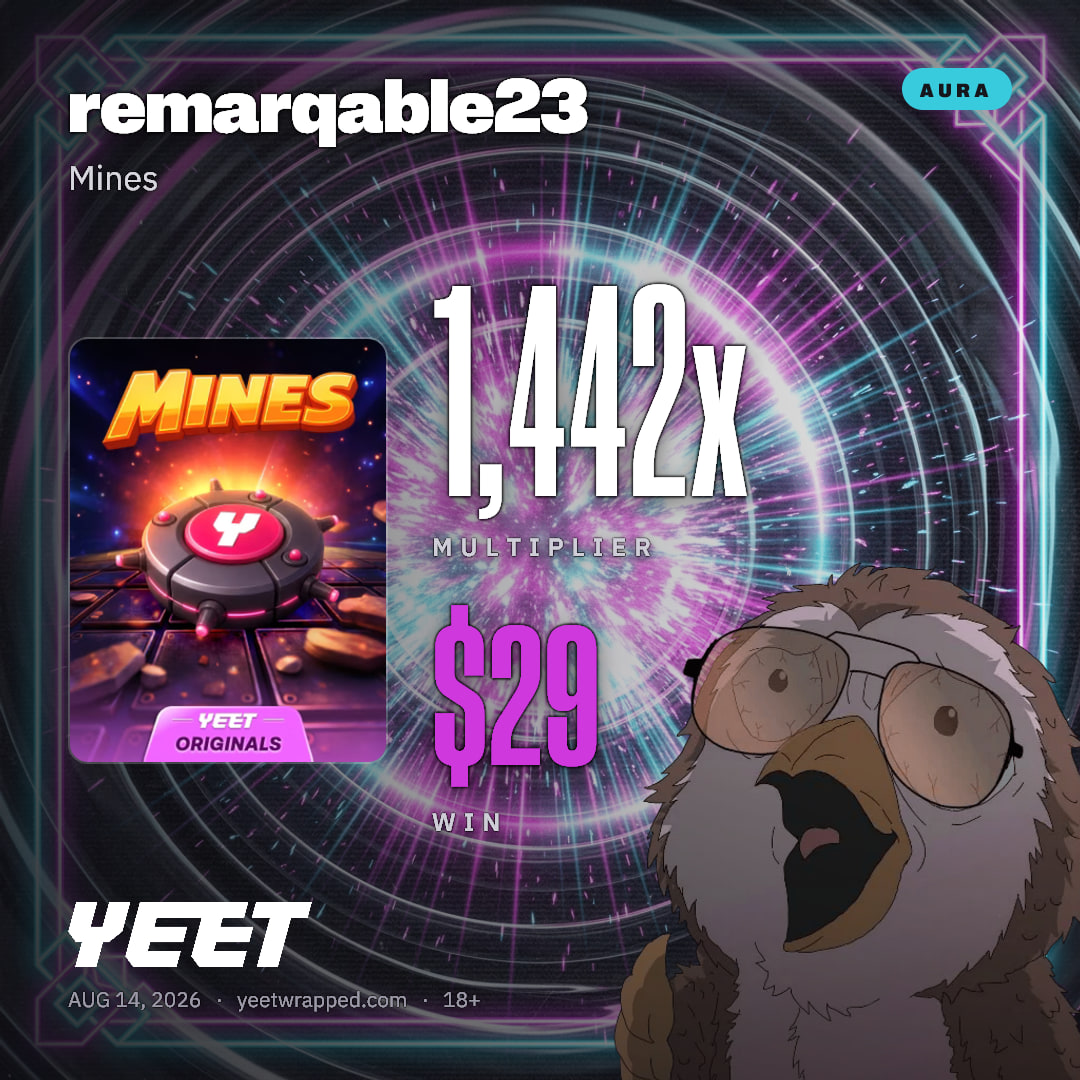 remarqable23 hit 1,442x on Mines