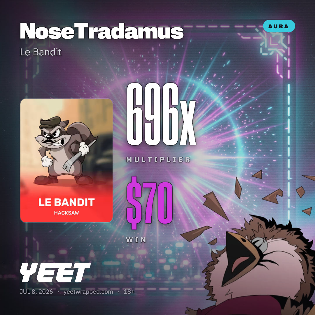 NoseTradamus hit 696x on Le Bandit
