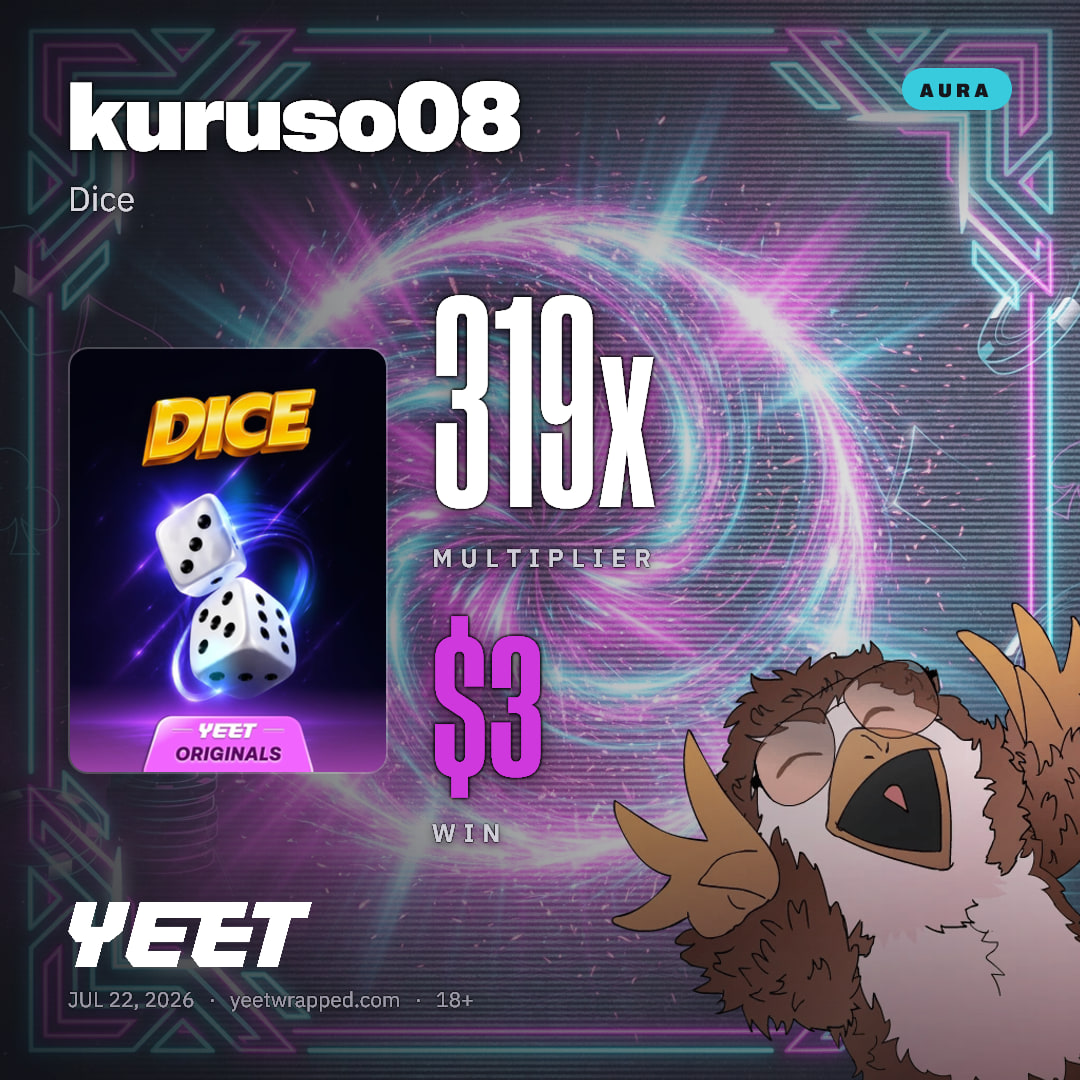 kuruso08 hit 319.4x on Dice