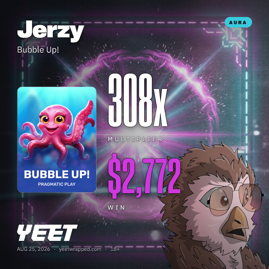 Jerzy hit 308x on Bubble Up!