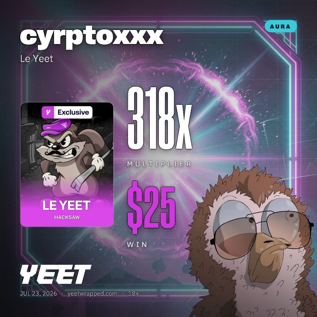cyrptoxxx hit 317.9x on Le Yeet