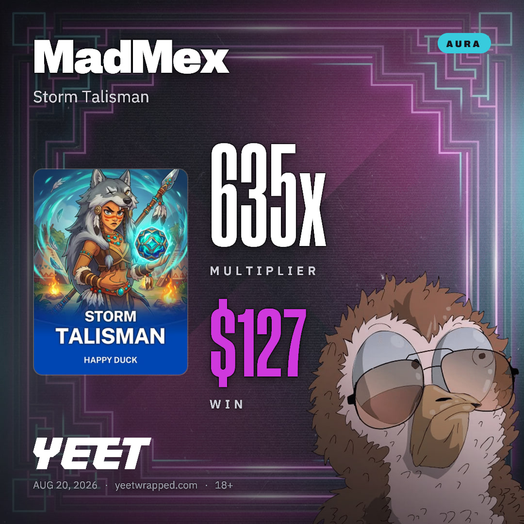MadMex hit 635.4x on Storm Talisman