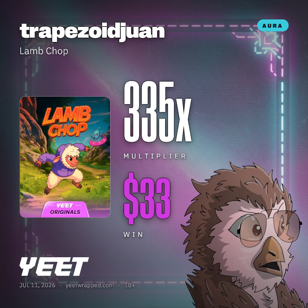 trapezoidjuan hit 334.6x on Lamb Chop