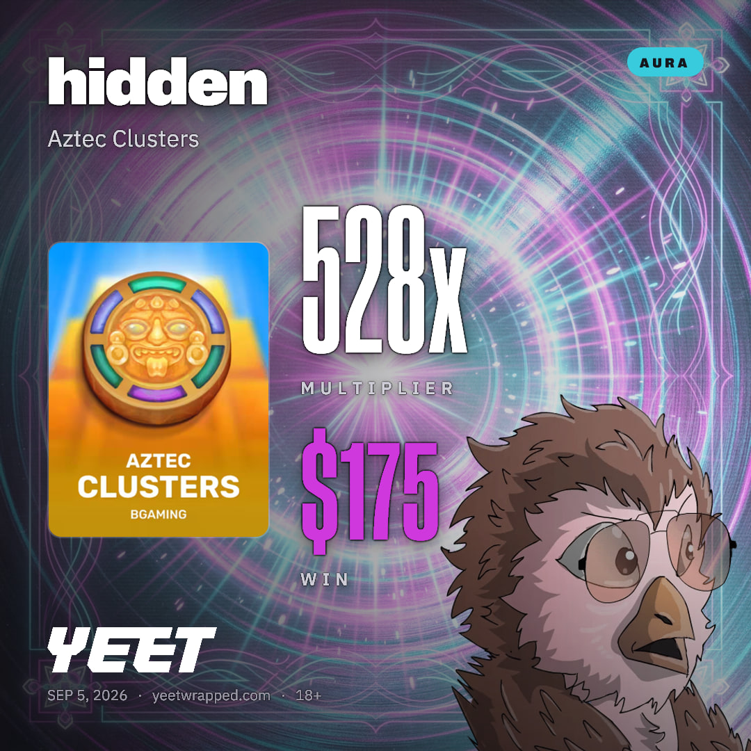 hidden hit 528.5x on Aztec Clusters