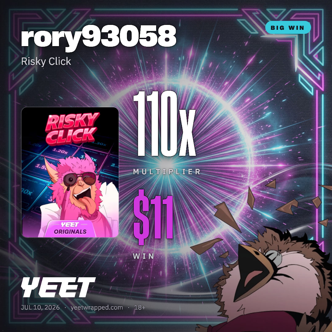 rory93058 hit 110.3x on Risky Click
