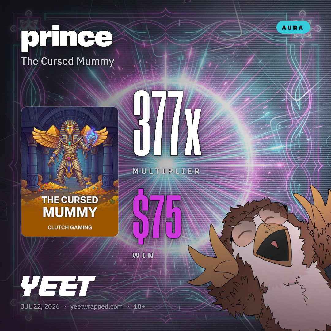 prince hit 376.7x on The Cursed Mummy