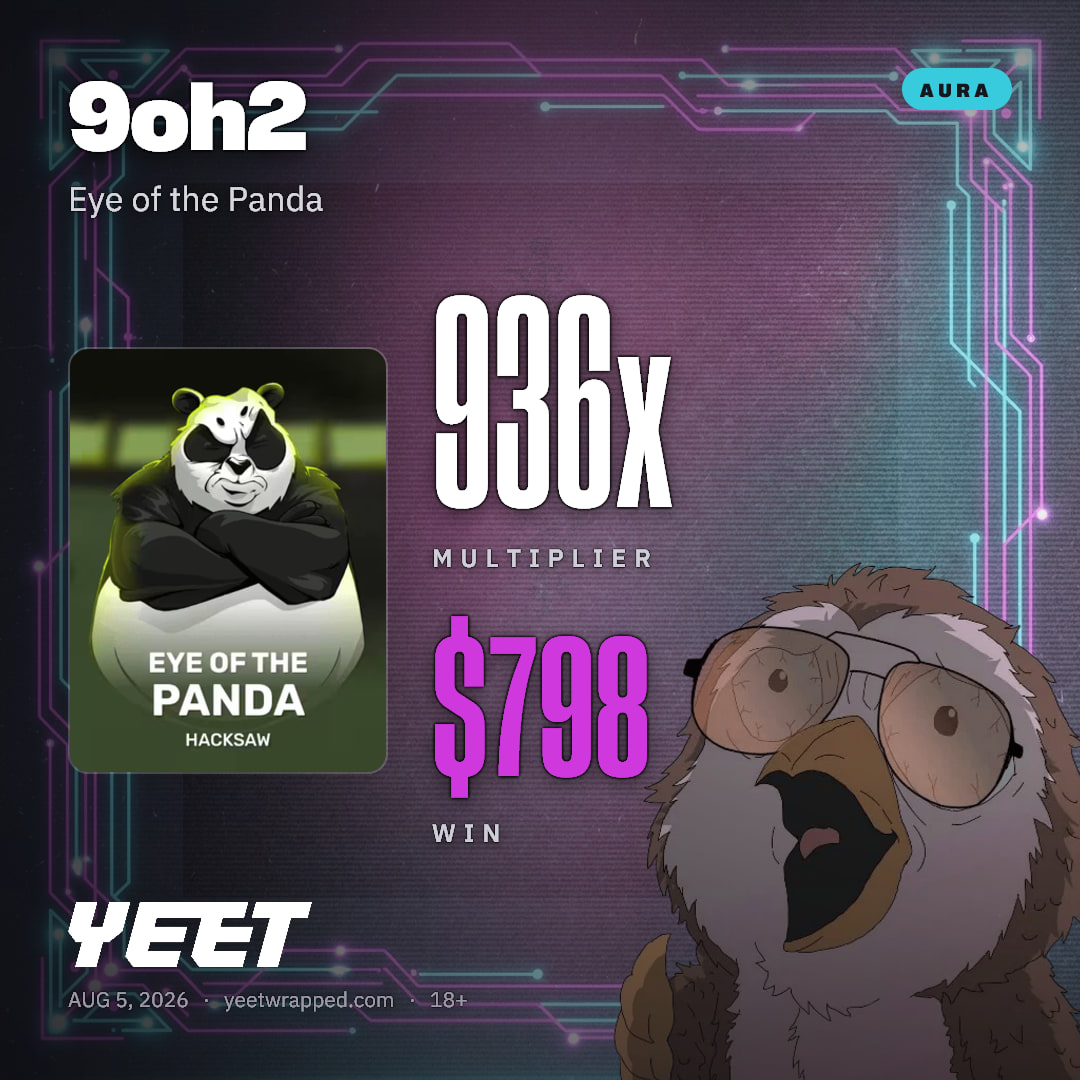 9oh2 hit 935.8x on Eye of the Panda
