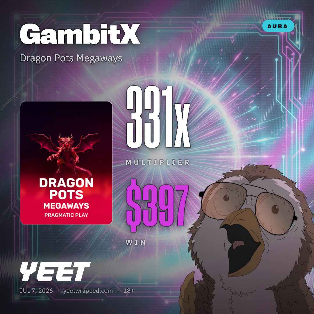 GambitX hit 331.1x on Dragon Pots Megaways