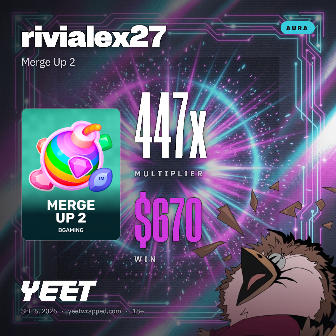 rivialex27 hit 446.7x on Merge Up 2