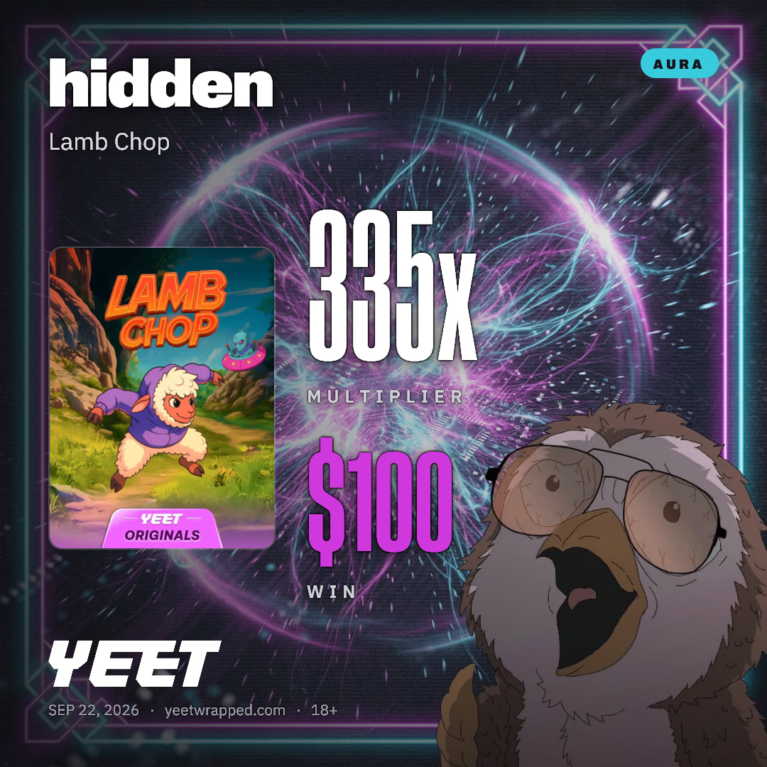 hidden hit 334.6x on Lamb Chop