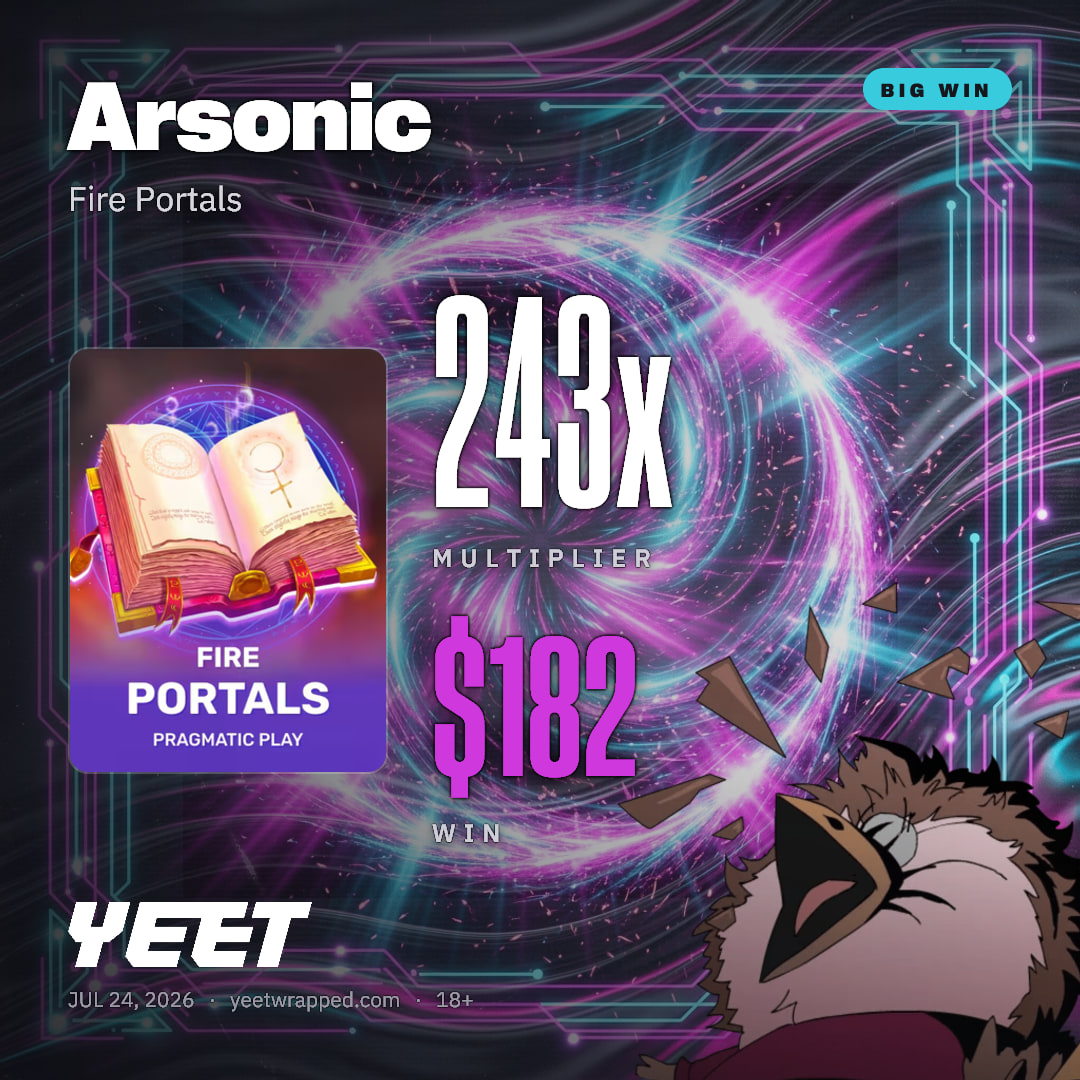 Arsonic hit 242.6x on Fire Portals