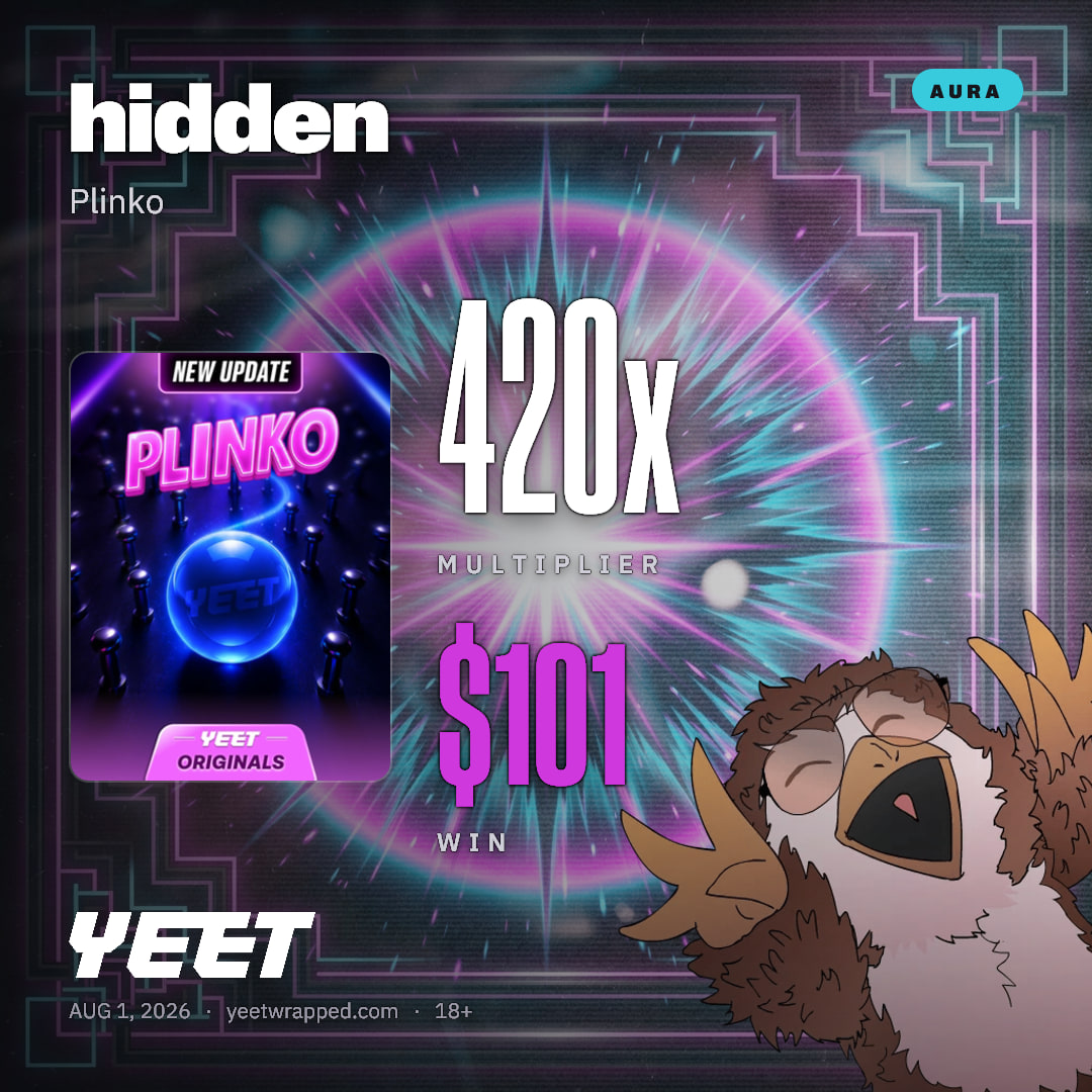 hidden hit 420x on Plinko