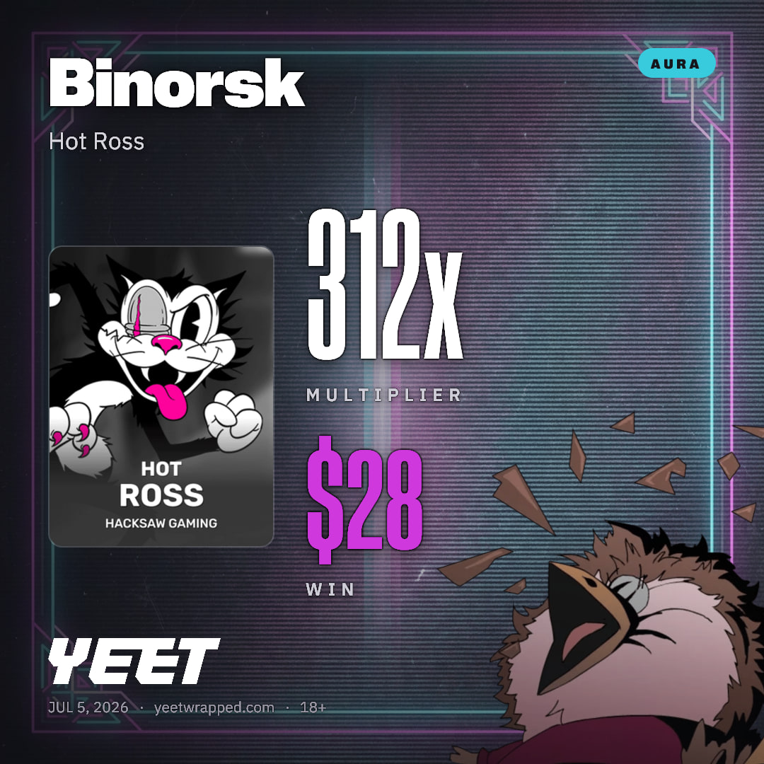 Binorsk hit 311.6x on Hot Ross