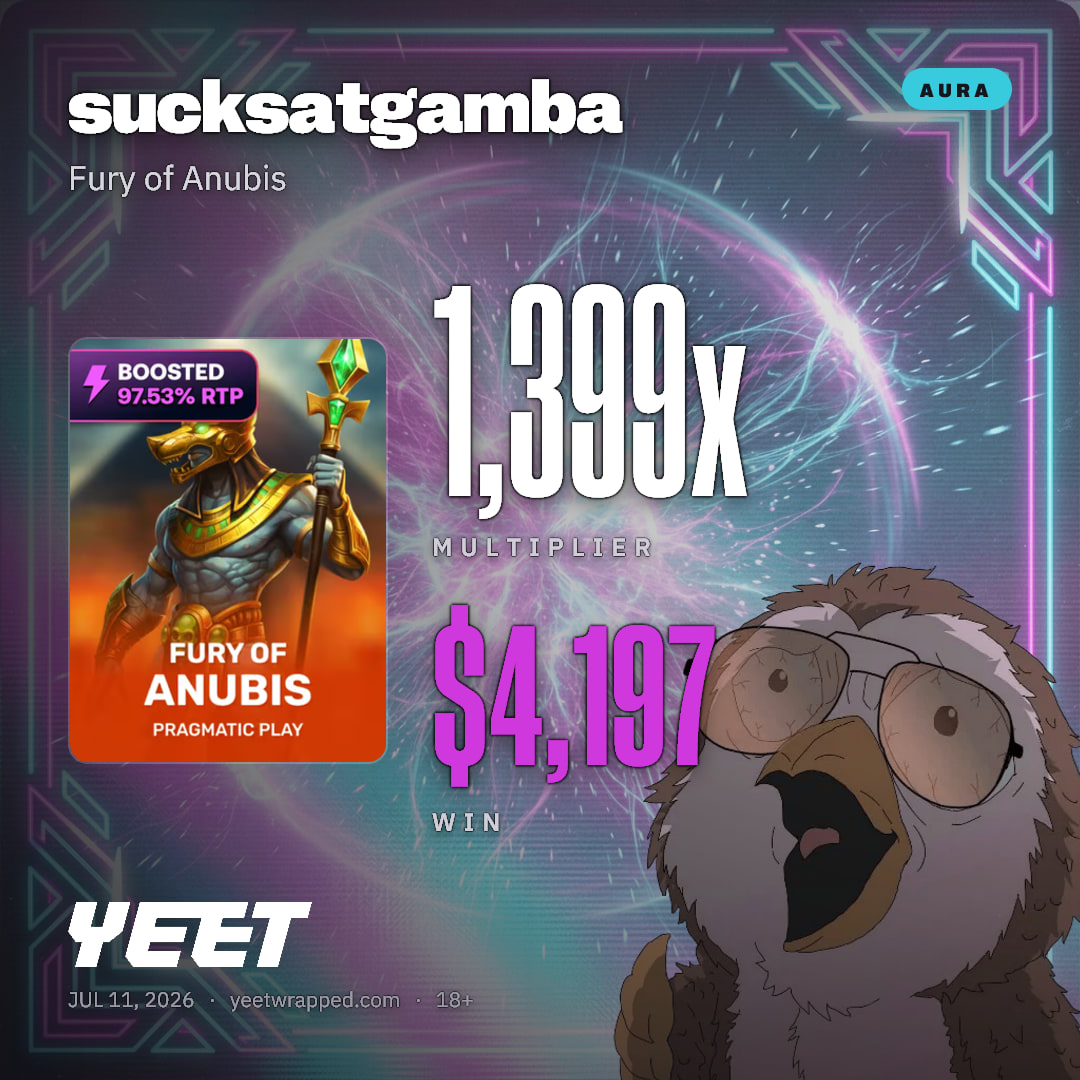 sucksatgamba hit 1,399x on Fury of Anubis