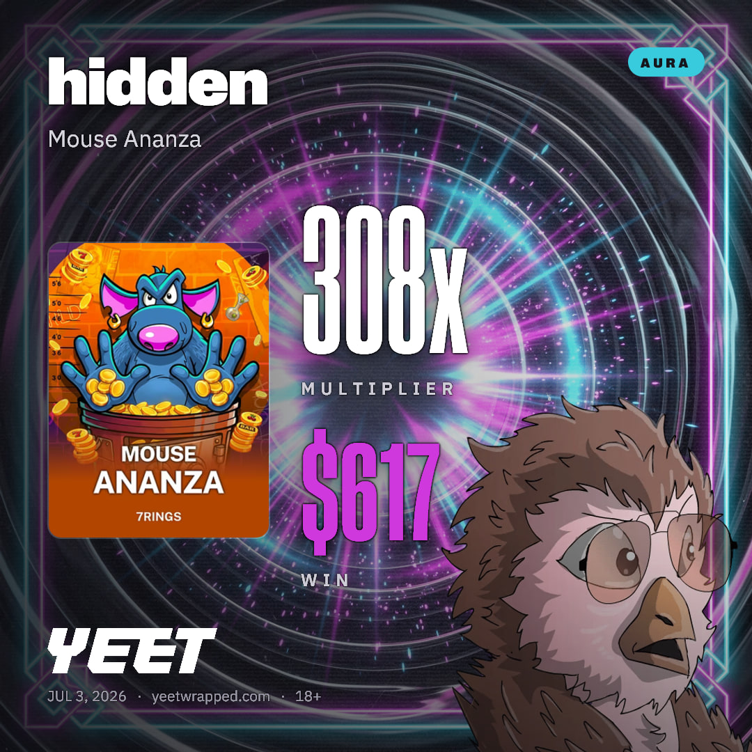 hidden hit 308.3x on Mouse Ananza