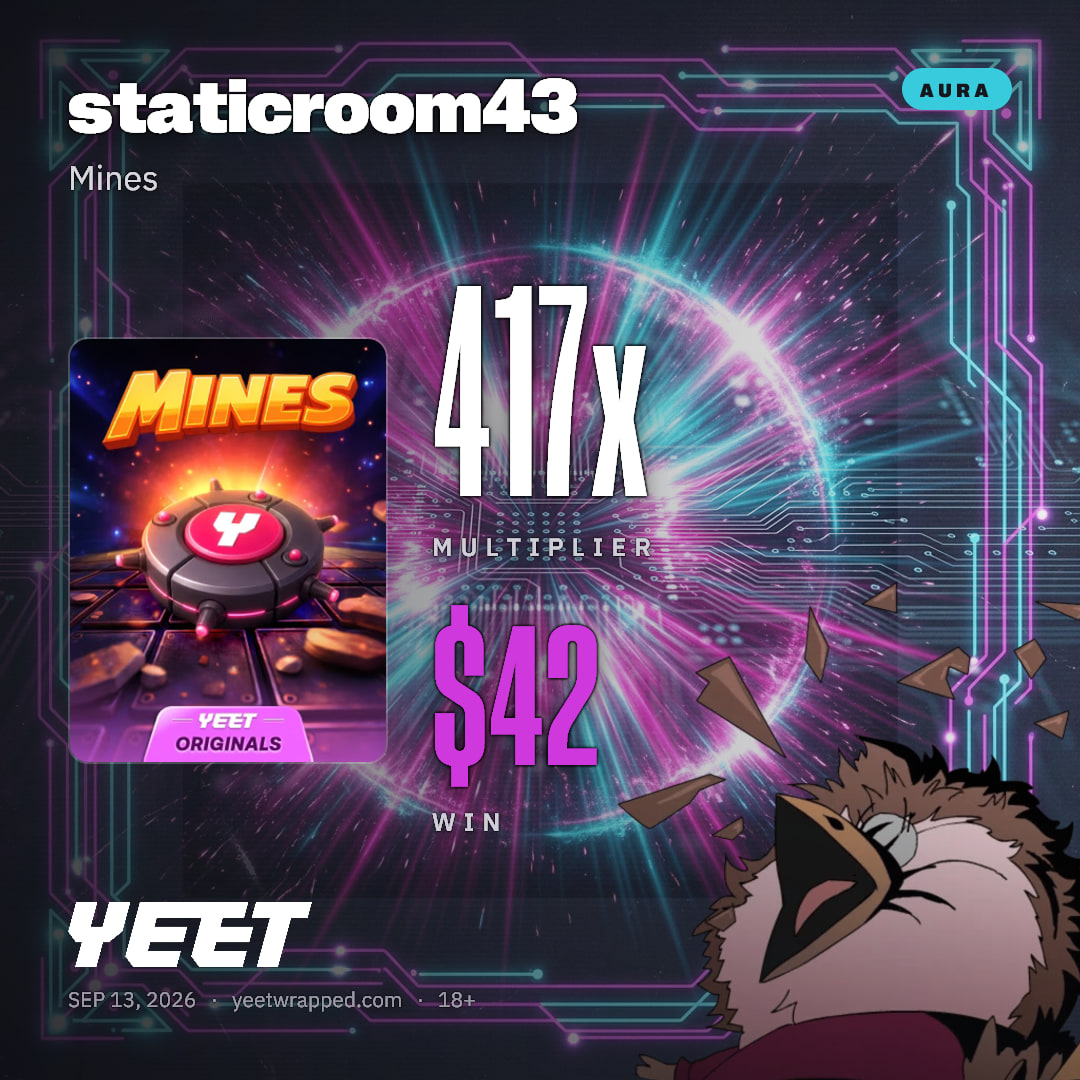 staticroom43 hit 417.4x on Mines