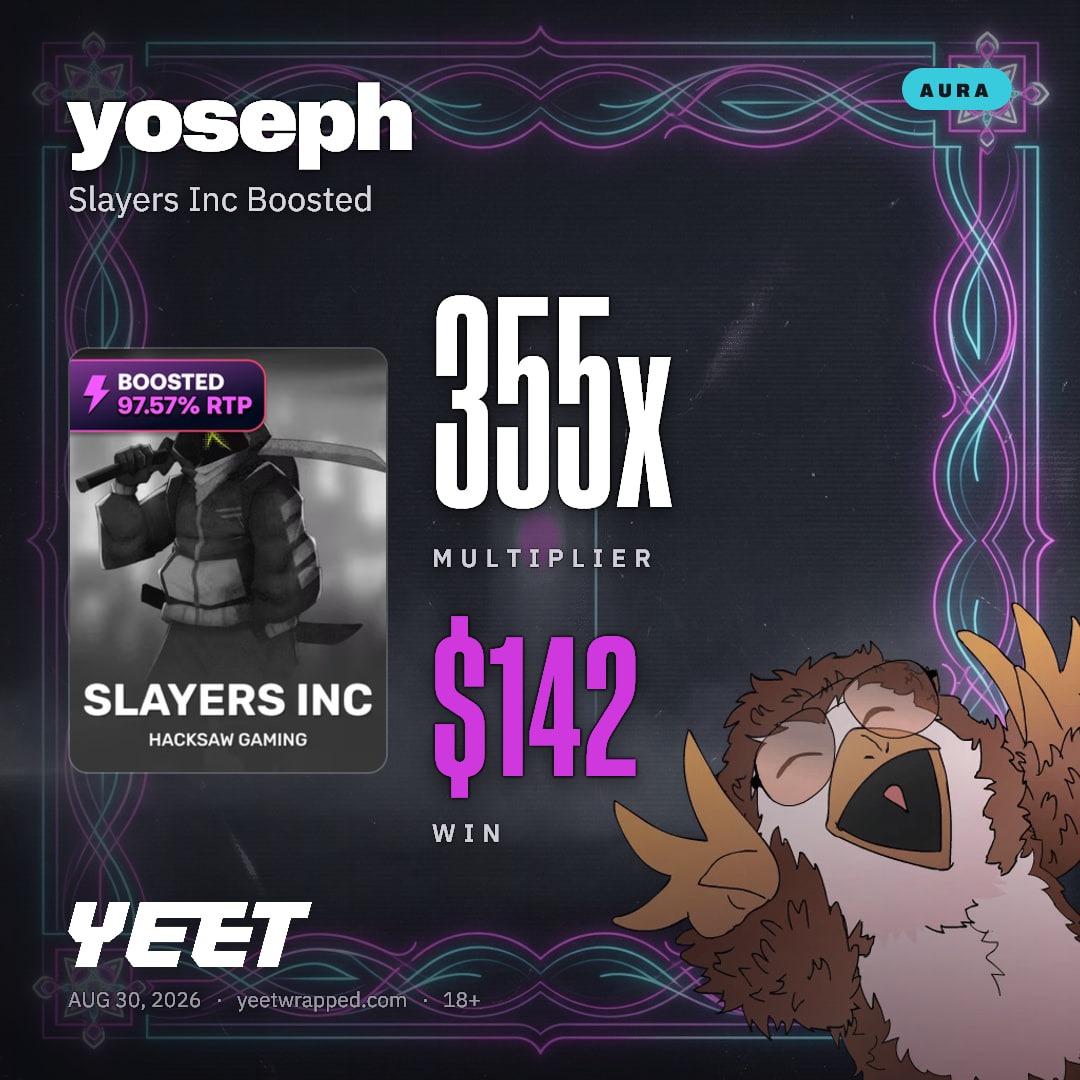 yoseph hit 355.3x on Slayers Inc Boosted