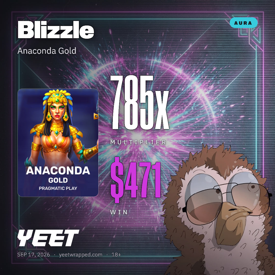Blizzle hit 785.3x on Anaconda Gold