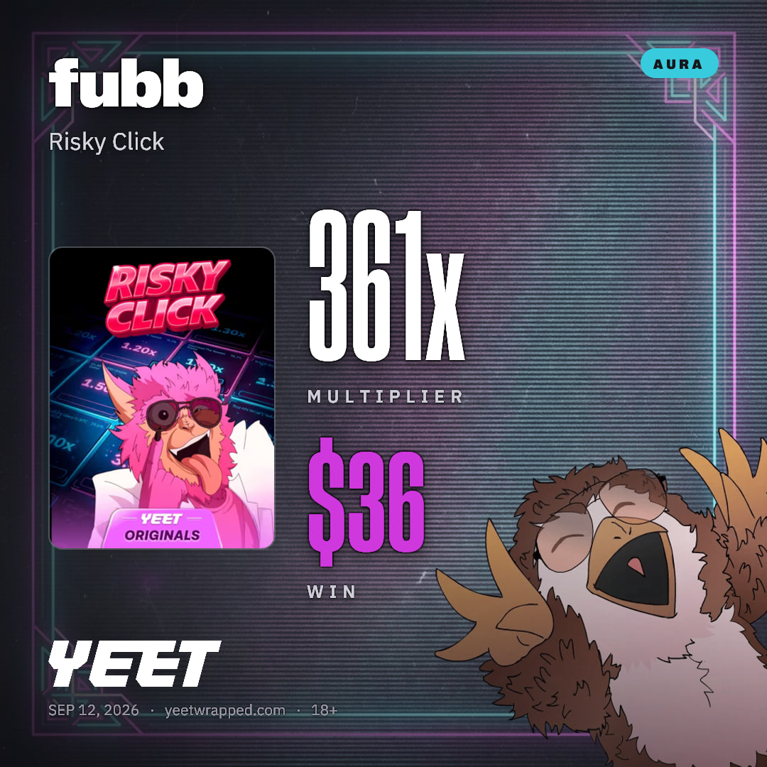 fubb hit 361.2x on Risky Click