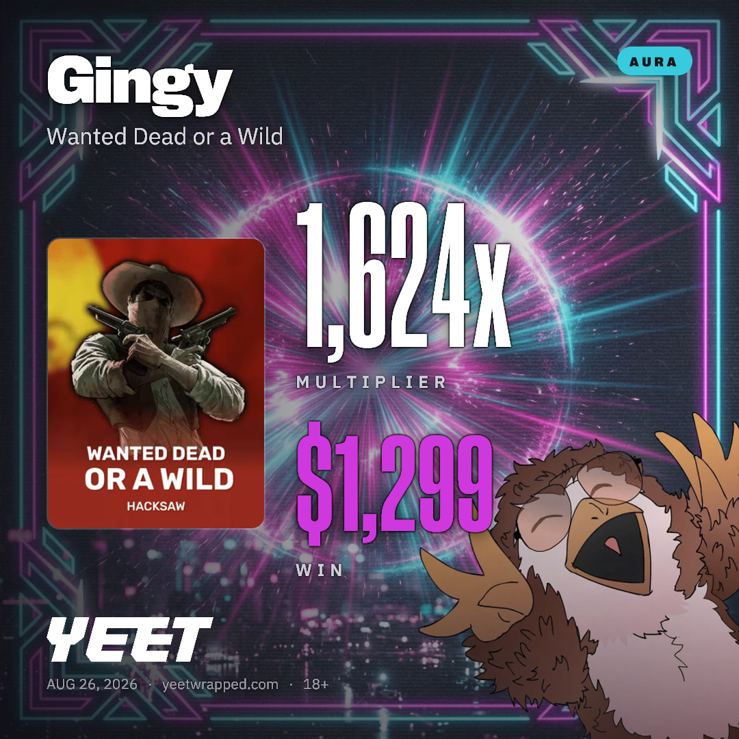 Gingy hit 1,624x on Wanted Dead or a Wild