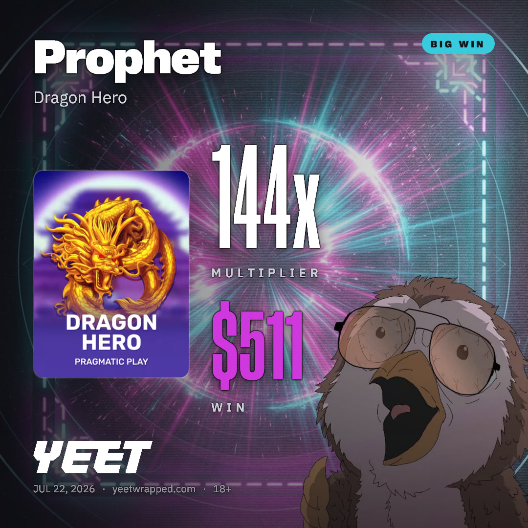 Prophet hit 144.1x on Dragon Hero