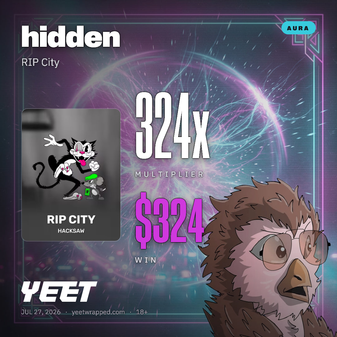 hidden hit 324.2x on RIP City