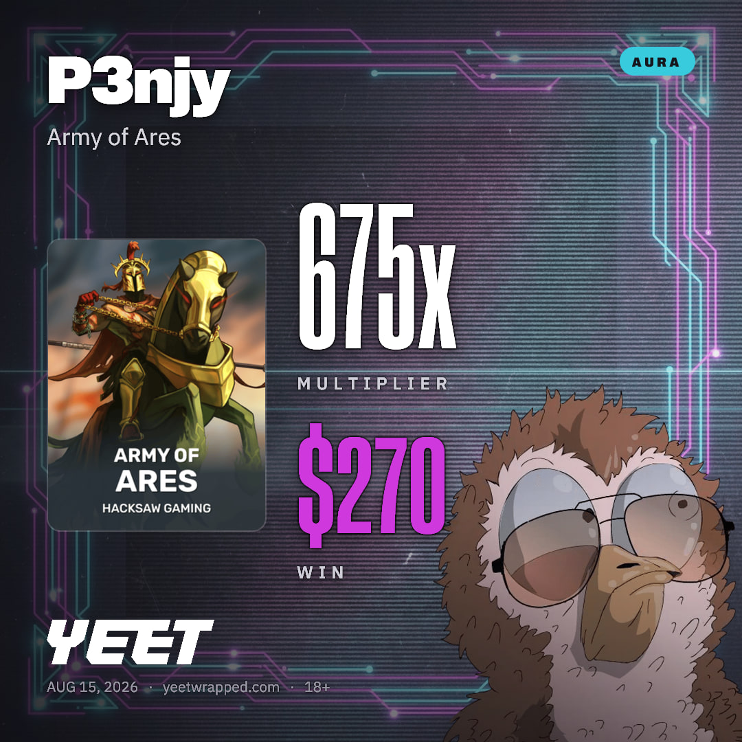 P3njy hit 674.5x on Army of Ares