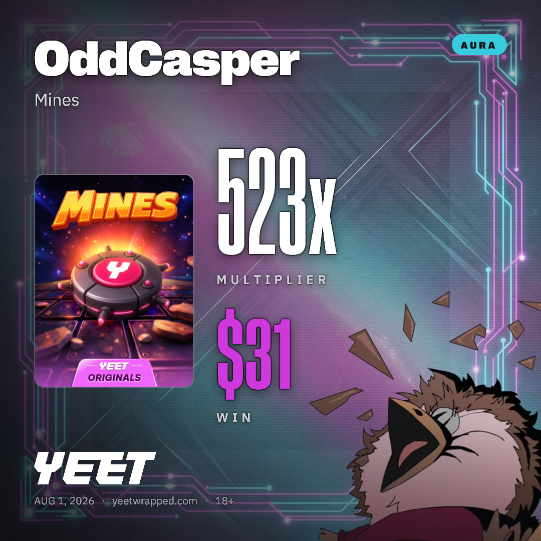 OddCasper hit 523x on Mines