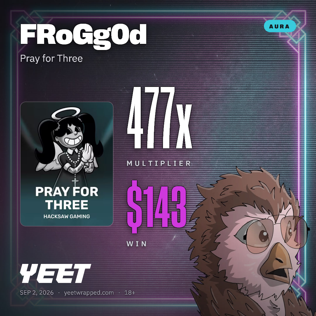 FRoGg0d hit 477.4x on Pray for Three