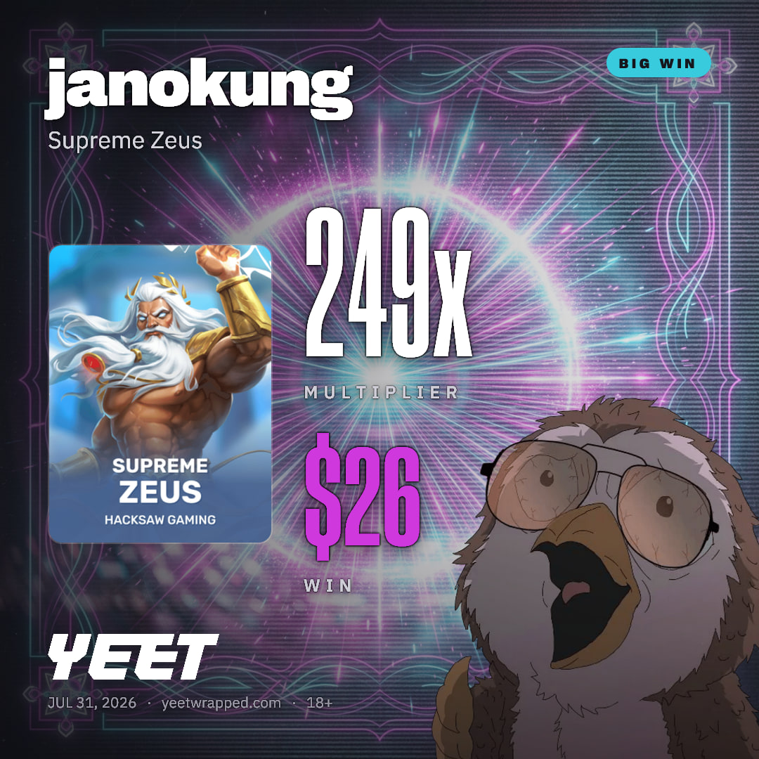 janokung hit 249.1x on Supreme Zeus