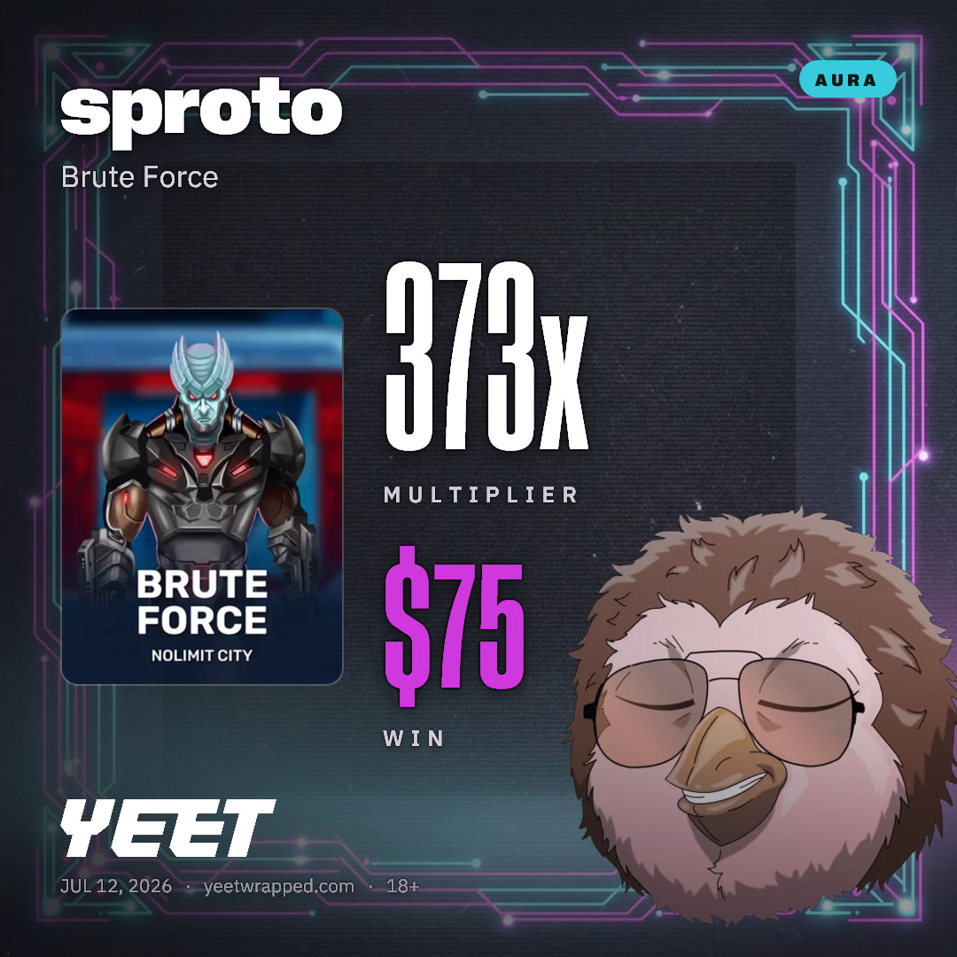 sproto hit 372.8x on Brute Force