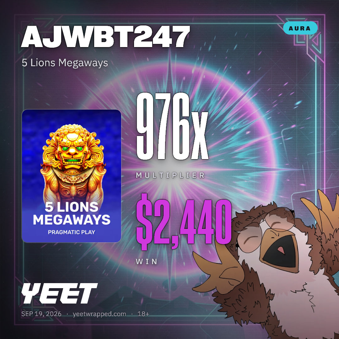 AJWBT247 hit 976.1x on 5 Lions Megaways