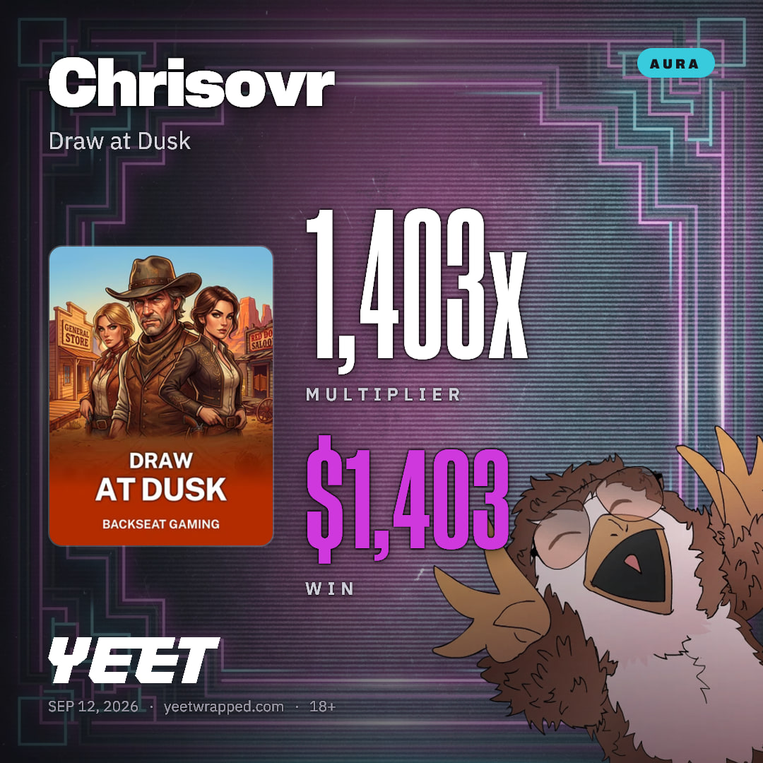 Chrisovr hit 1,403x on Draw at Dusk