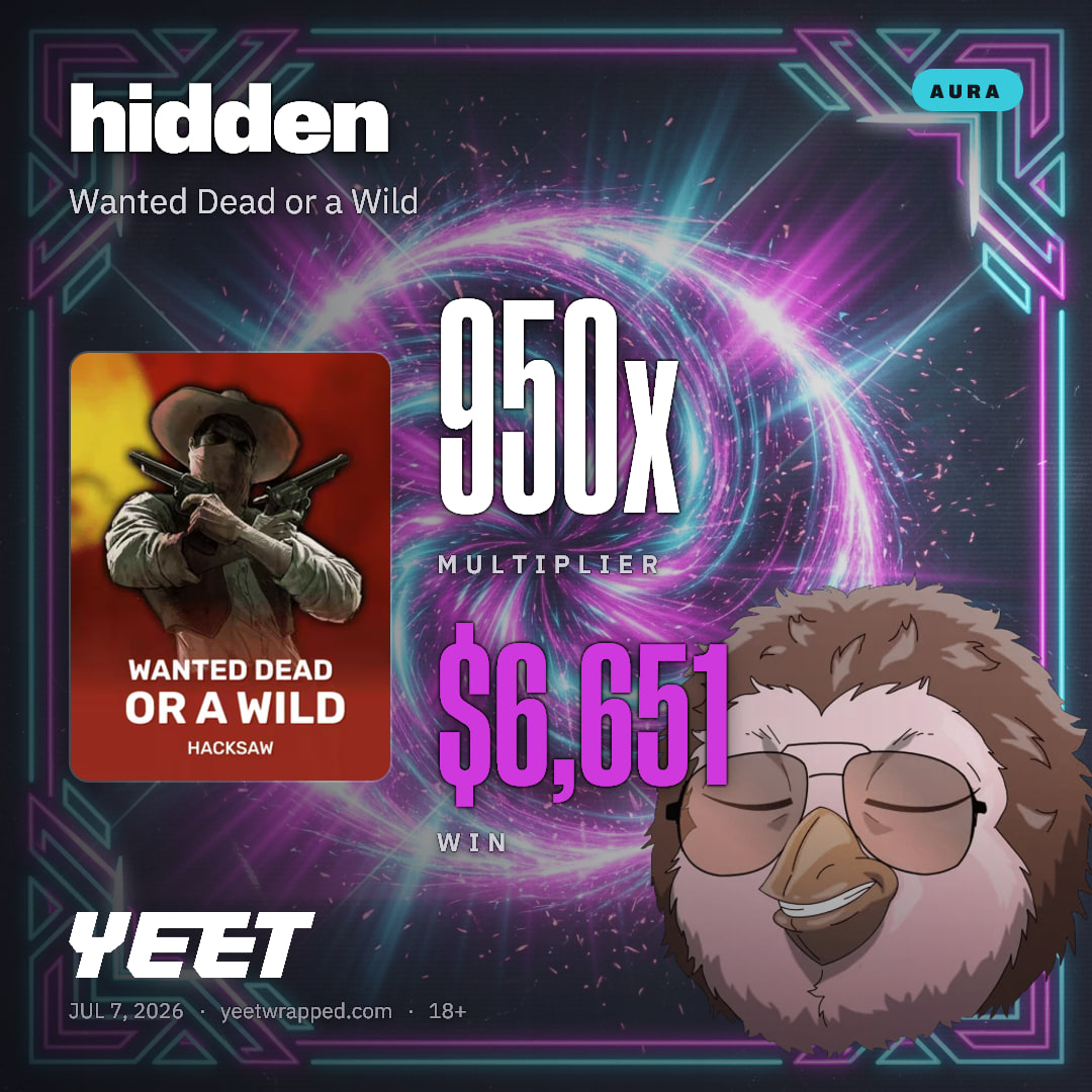 hidden hit 950.2x on Wanted Dead or a Wild