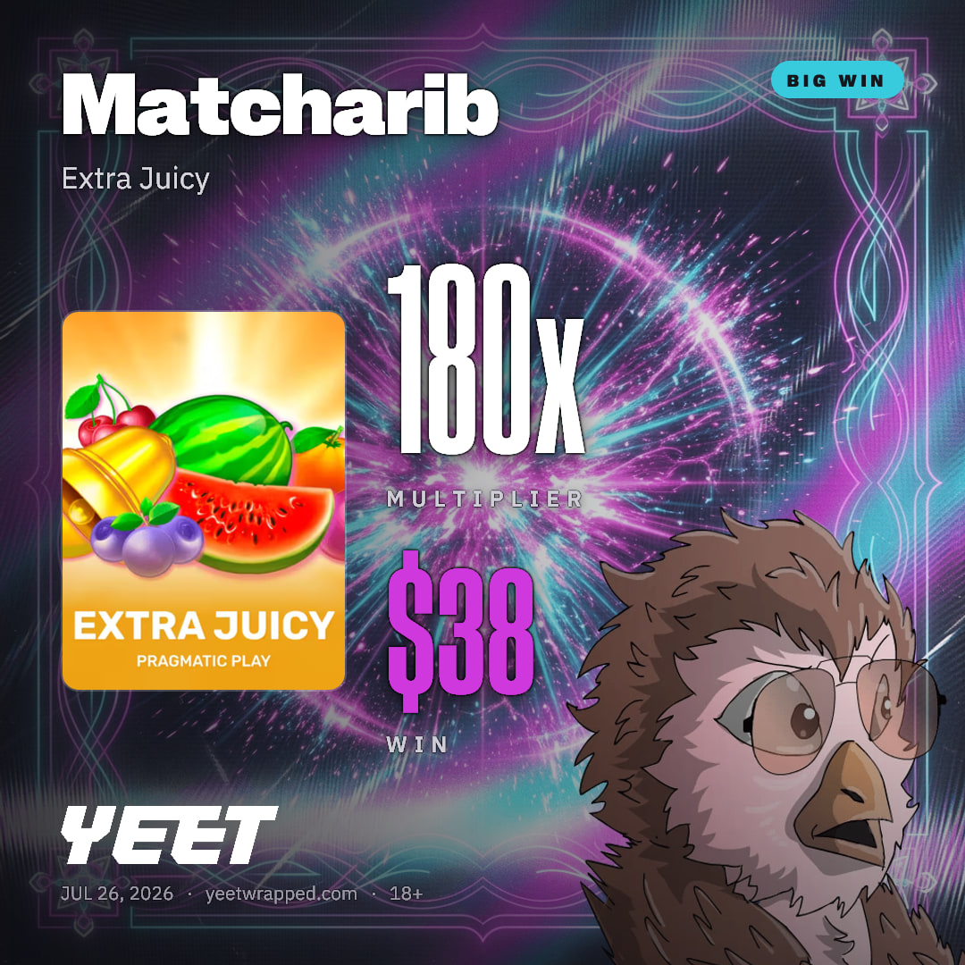 Matcharib hit 180.4x on Extra Juicy