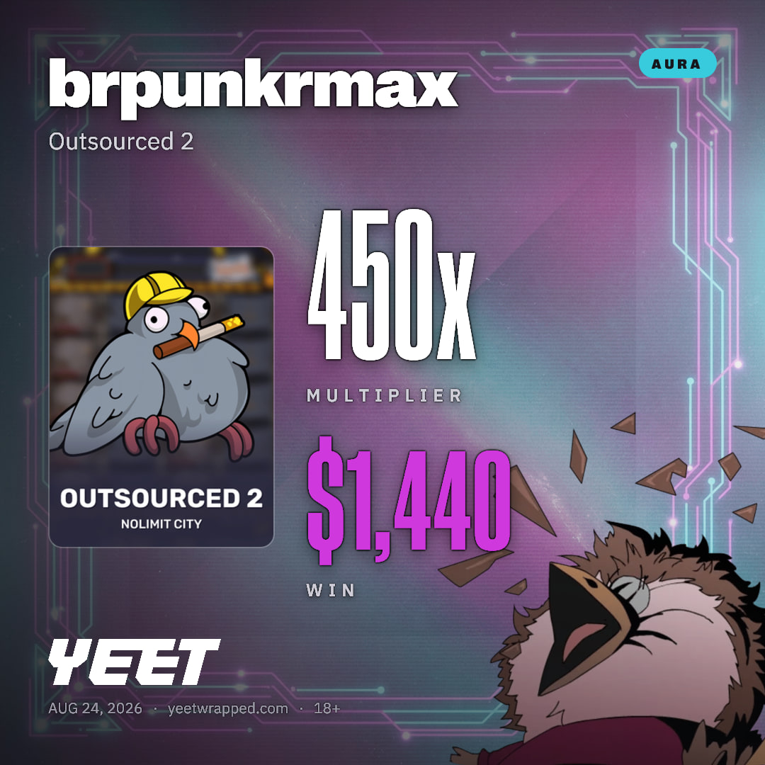 brpunkrmax hit 450.1x on Outsourced 2