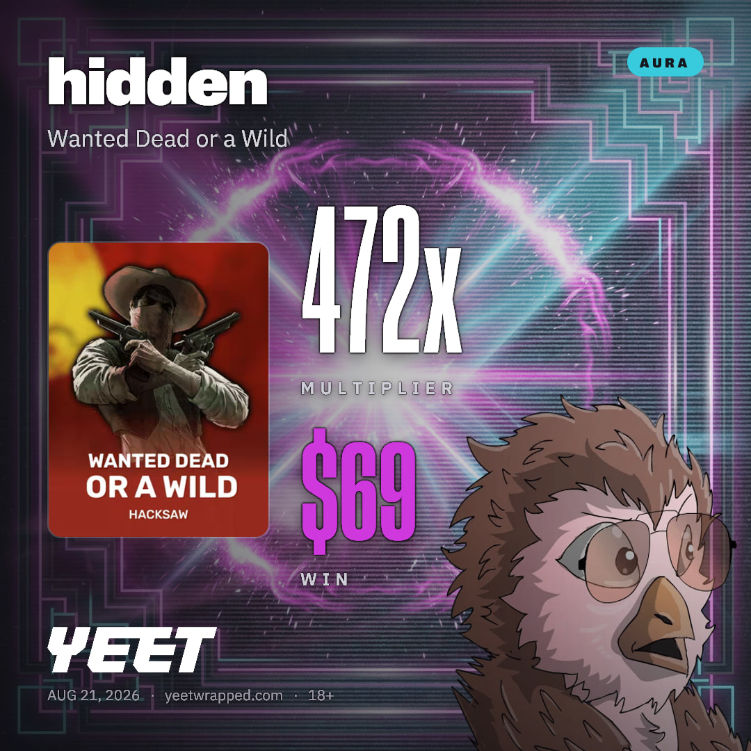 hidden hit 472.1x on Wanted Dead or a Wild