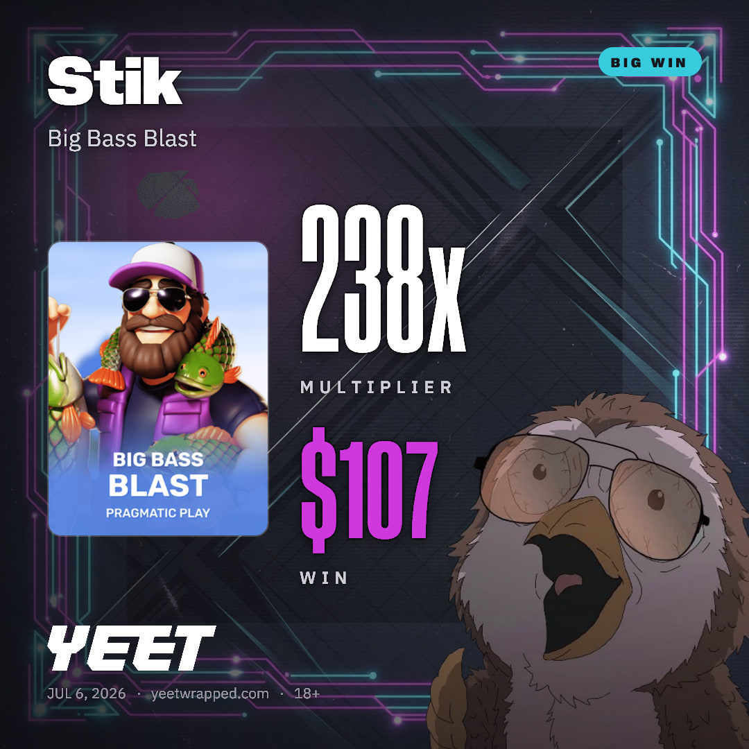Stik hit 237.9x on Big Bass Blast