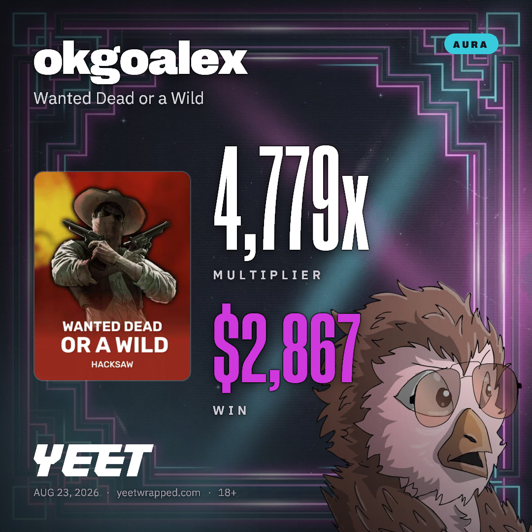 okgoalex hit 4,779x on Wanted Dead or a Wild