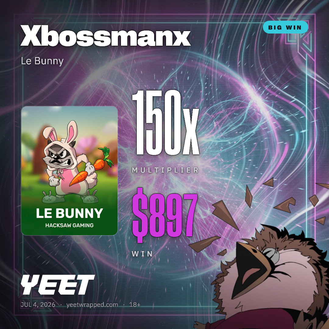 Xbossmanx hit 149.5x on Le Bunny