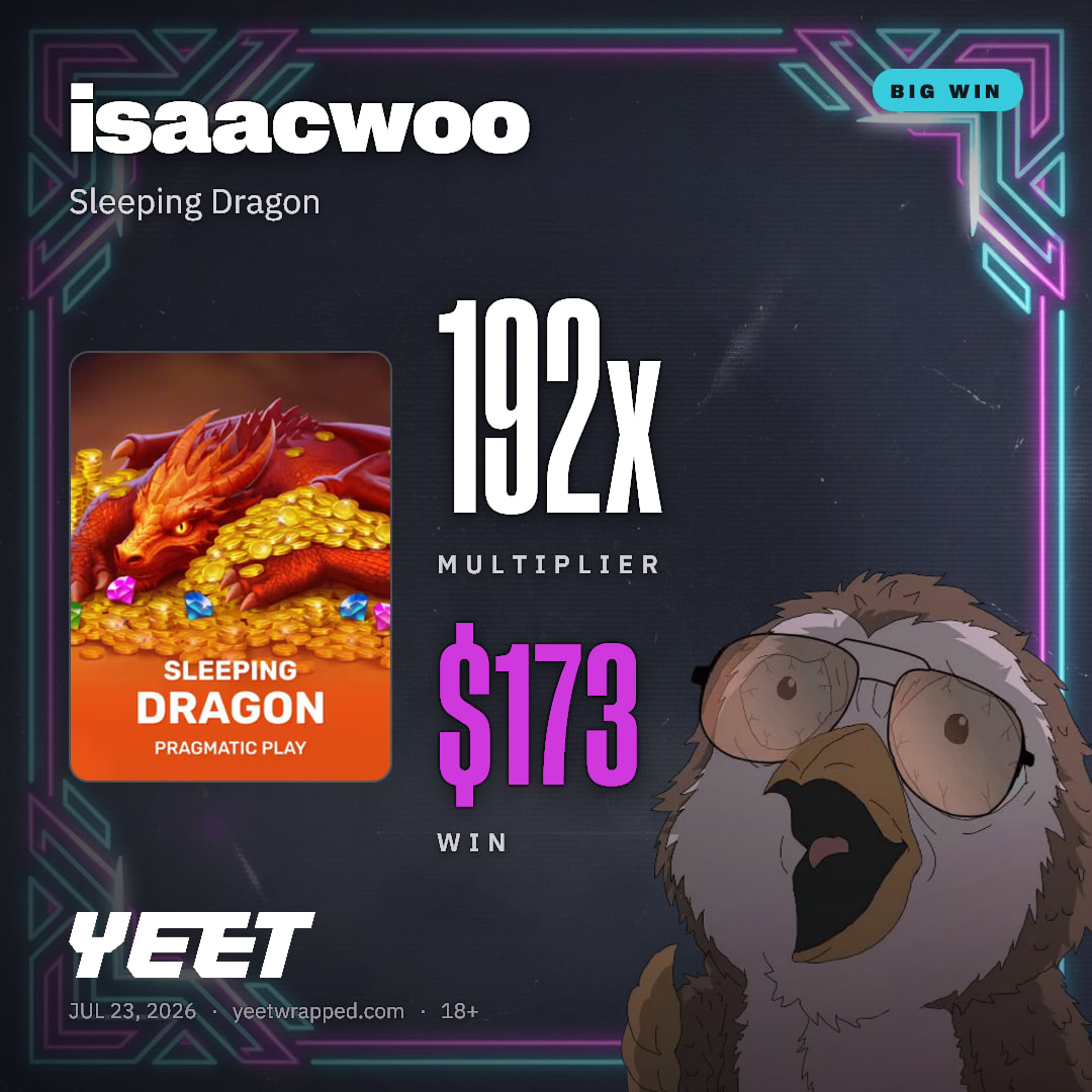 isaacwoo hit 191.8x on Sleeping Dragon
