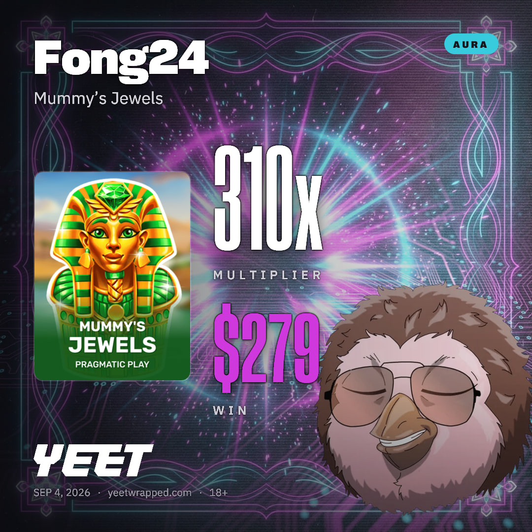 Fong24 hit 310.3x on Mummy’s Jewels
