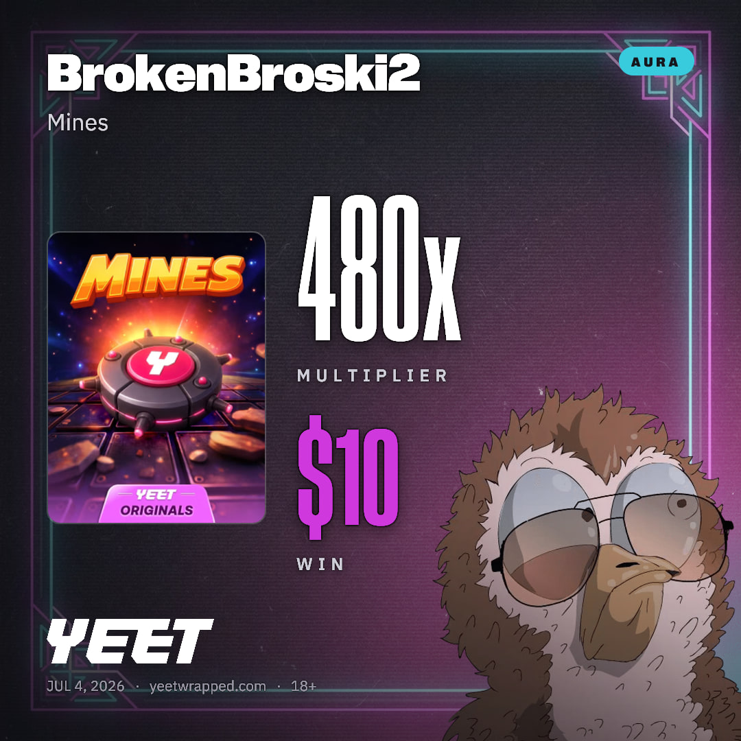 BrokenBroski2 hit 480.3x on Mines