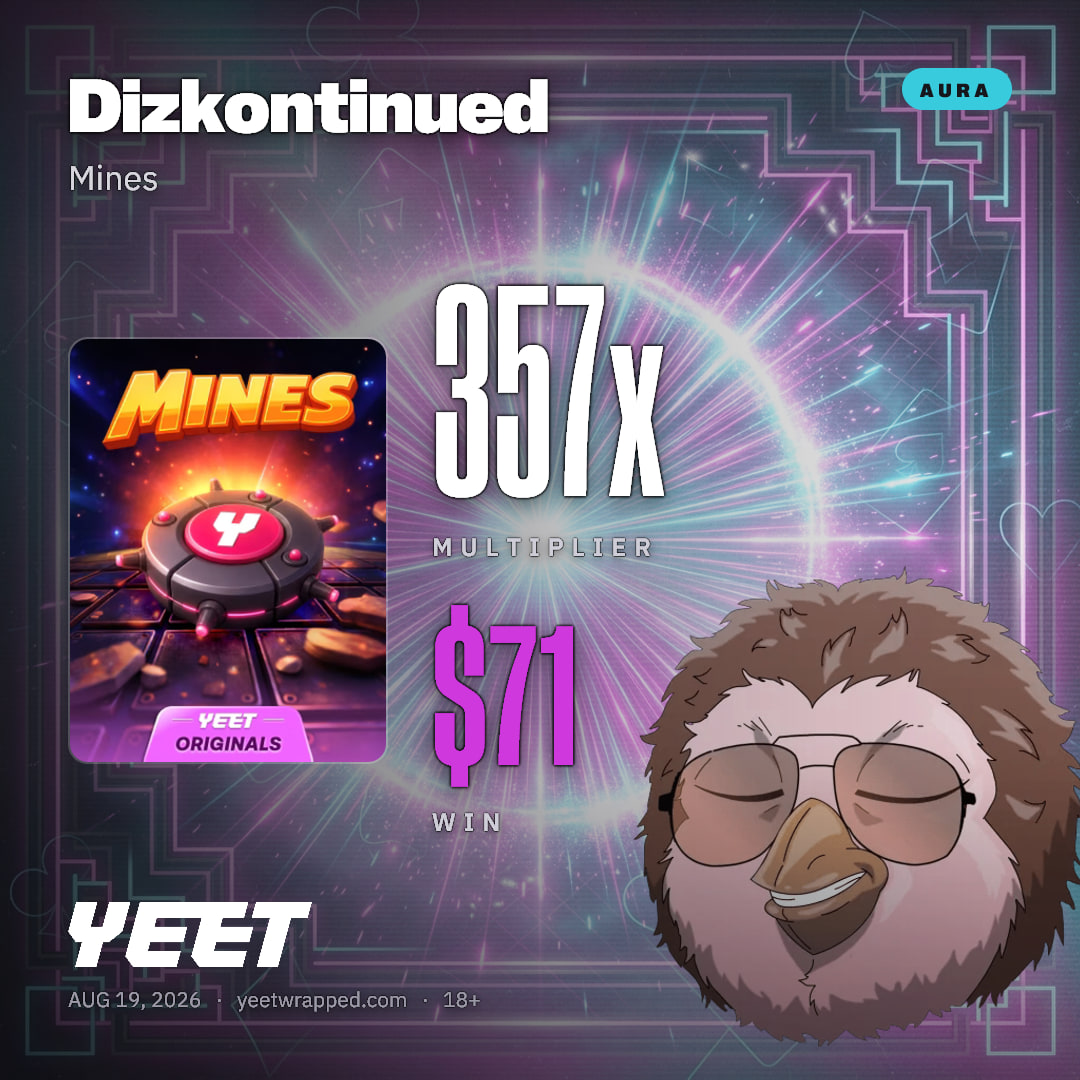 Dizkontinued hit 356.6x on Mines