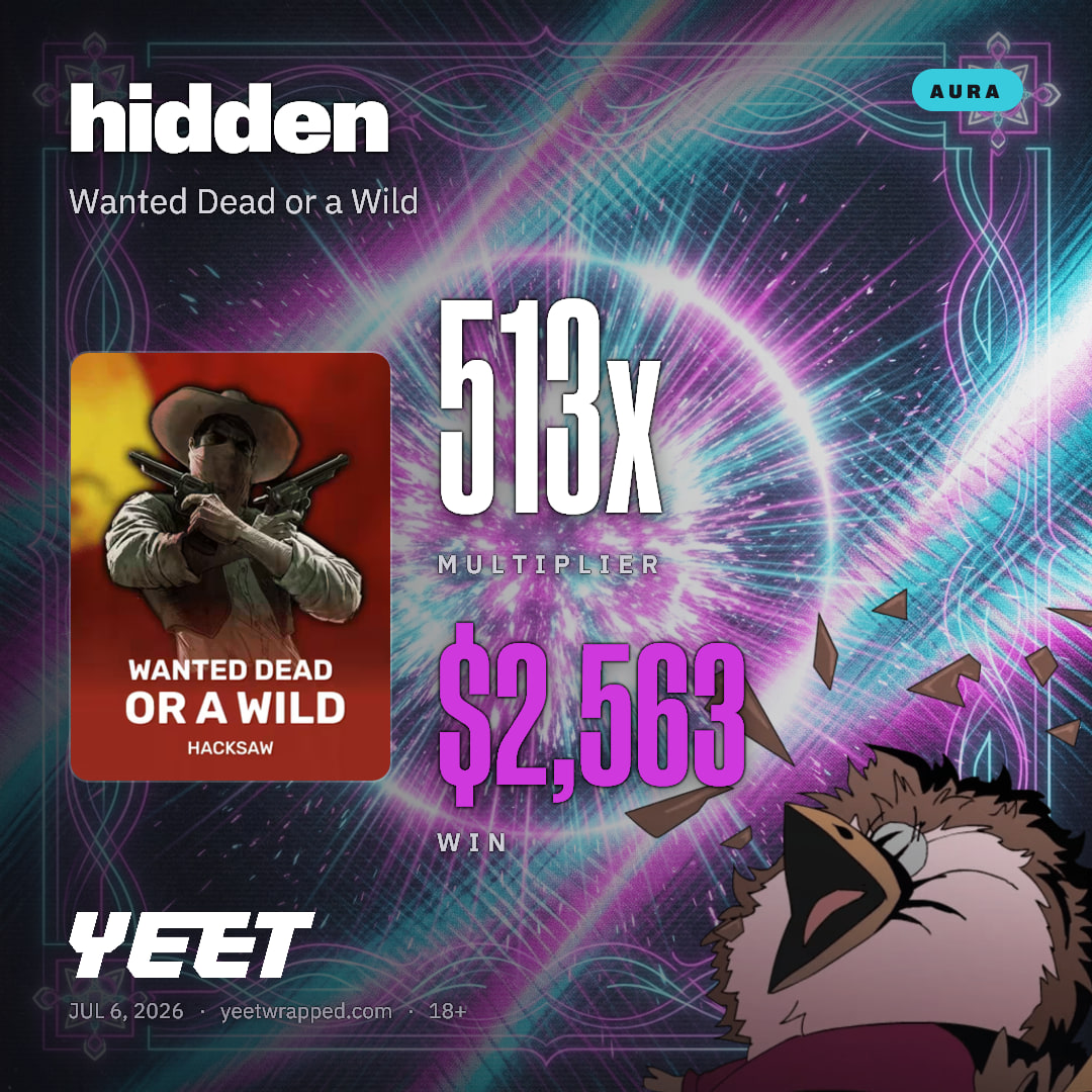 hidden hit 512.5x on Wanted Dead or a Wild