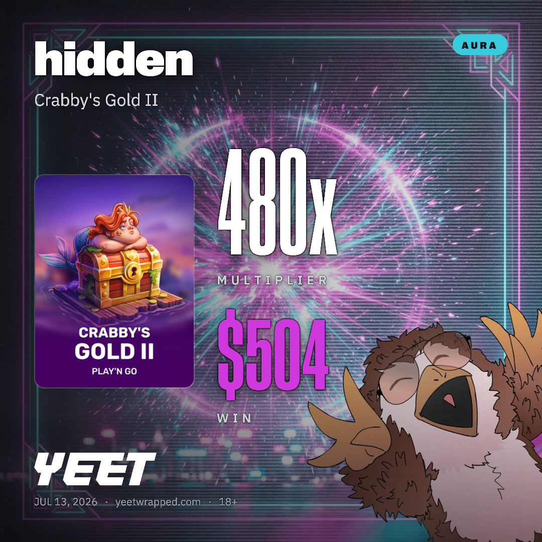 hidden hit 480.1x on Crabby's Gold II