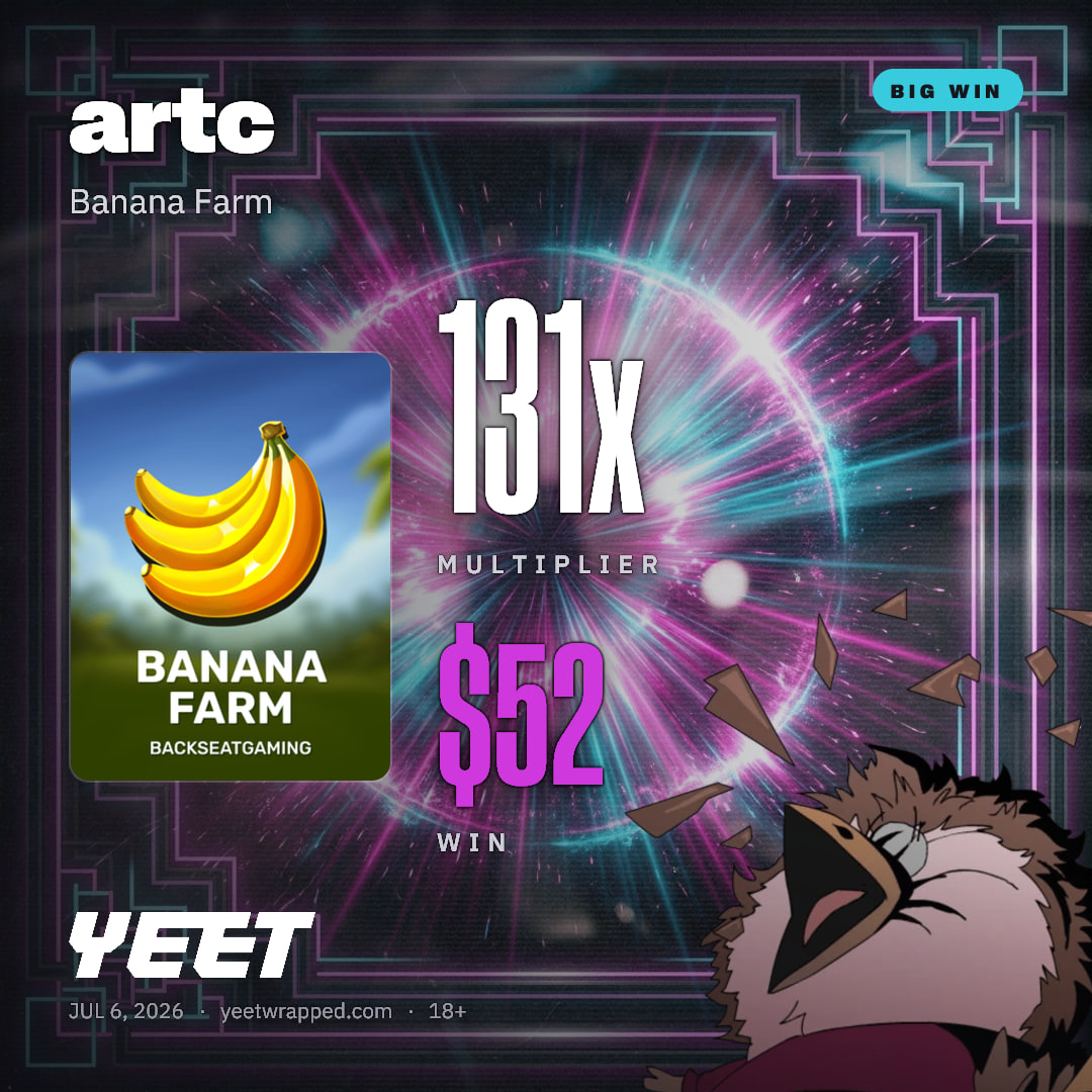 artc hit 130.5x on Banana Farm
