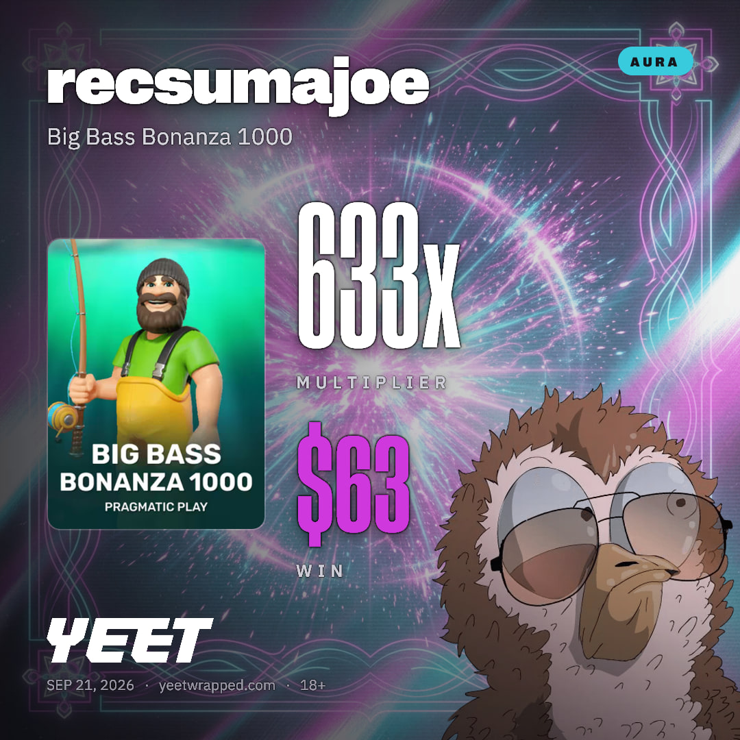 recsumajoe hit 632.7x on Big Bass Bonanza 1000