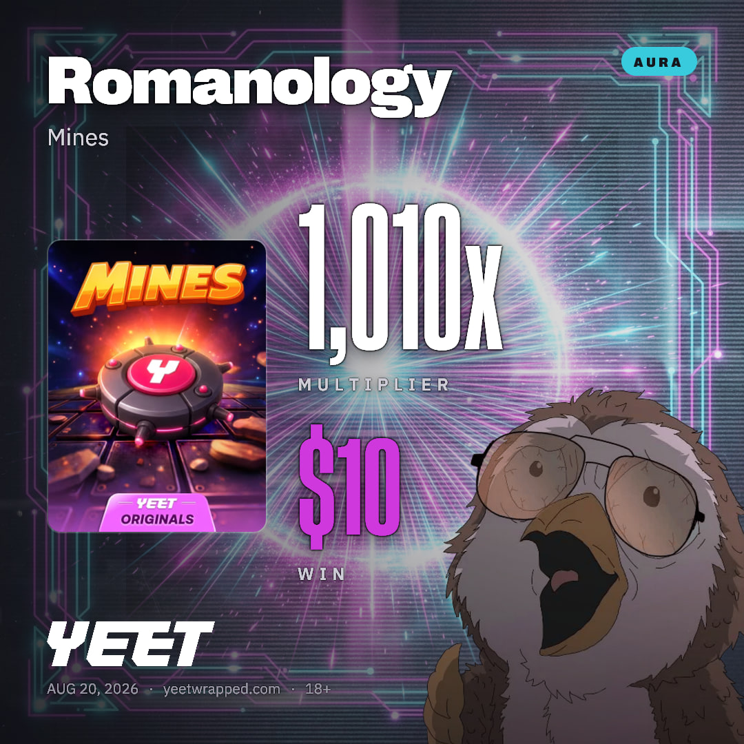 Romanology hit 1,010x on Mines