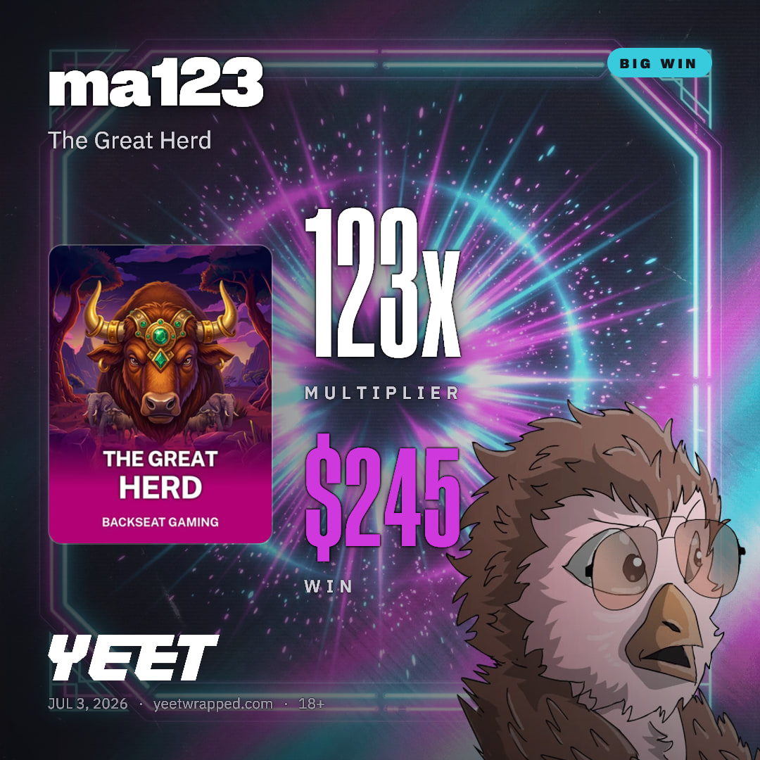 ma123 hit 122.5x on The Great Herd